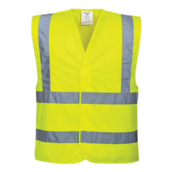 Portwest Unisex Adult Hi-Vis Vest - 4XL-5XL, Yellow