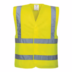 Portwest Unisex Adult Hi-Vis Vest - S-M, Yellow