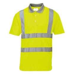 Portwest Unisex Adult Hi-Vis Polo Shirt - XXL, Yellow