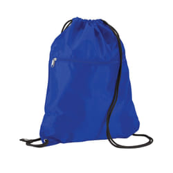 Quadra Premium Drawstring Bag - One Size, Bright Royal Blue