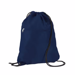 Quadra Premium Drawstring Bag - One Size, French Navy