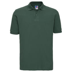 Russell Mens Classic Cotton Pique Polo Shirt - S, Bottle Green