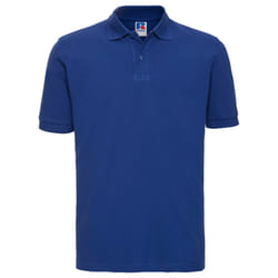 Russell Mens Classic Cotton Pique Polo Shirt - S, Bright Royal Blue