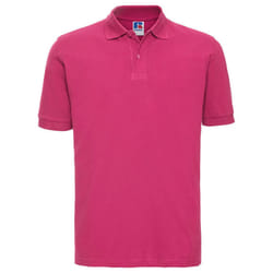 Russell Mens Classic Cotton Pique Polo Shirt - S, Fuchsia