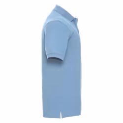 Russell Mens Classic Cotton Pique Polo Shirt - S, Sky Blue