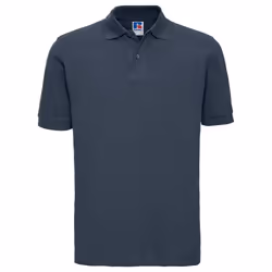Russell Mens Classic Cotton Pique Polo Shirt - XS, French Navy