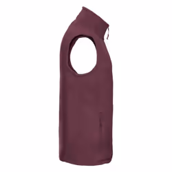 Russell Mens Outdoor Fleece Gilet - XS, Burgundy