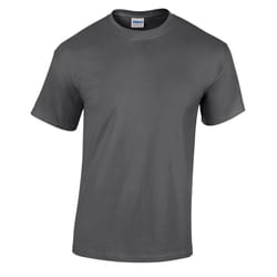 Gildan Mens Heather Heavy T-Shirt - L, Dark Heather