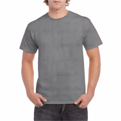 Gildan Mens Heather Heavy T-Shirt - XL, Graphite Heather