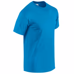 Gildan Mens Heather Heavy T-Shirt - XL, Sapphire Blue Heather