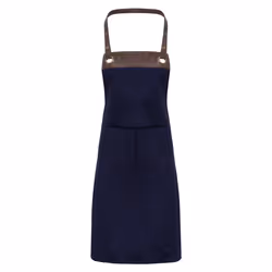 Premier Unisex Adult Espresso Full Apron - One Size, Navy/Brown