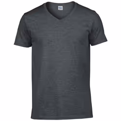 Gildan Mens Heather V Neck T-Shirt