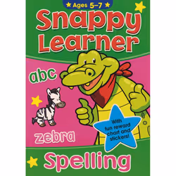 Alligator Snappy Learner Spelling With Fun Activity Book