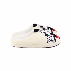 Disney Womens/Ladies Mickey Mouse Slippers - 3 UK-4 UK, White/Black