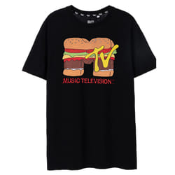 MTV Mens Burger Short-Sleeved T-Shirt