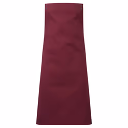 Premier Unisex Adult Swap & Pop Customizable Full Apron - One Size, Burgundy