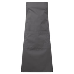 Premier Unisex Adult Swap & Pop Customizable Full Apron - One Size, Dark Grey