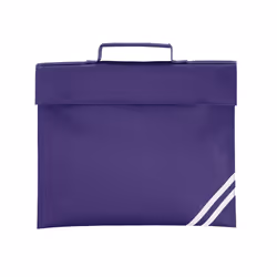 Quadra Classic Reflective Book Bag - One Size, Purple