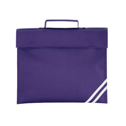 Quadra Classic Reflective Book Bag - One Size, Purple