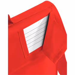 Quadra Childrens/Kids Reflective Adjustable Strap Book Bag - One Size, Bright Red