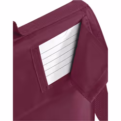 Quadra Childrens/Kids Reflective Adjustable Strap Book Bag - One Size, Burgundy