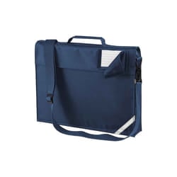 Quadra Childrens/Kids Reflective Adjustable Strap Book Bag - One Size, French Navy