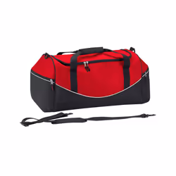 Quadra Teamwear Holdall - One Size, Red/Black/White