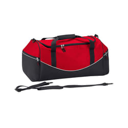 Quadra Teamwear Holdall - One Size, Red/Black/White