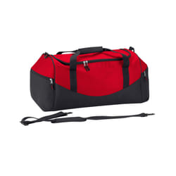 Quadra Teamwear Holdall - One Size, Red/Black