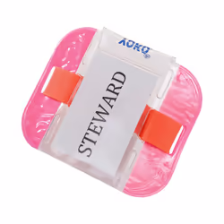 Yoko ID Armband - One Size, Fluorescent Pink