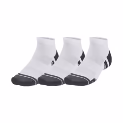 Under Armour Unisex Adult Performance Tech Socks (Pack of 3) - M, White