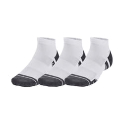 Under Armour Unisex Adult Performance Tech Socks (Pack of 3) - M, White