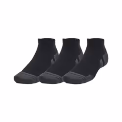 Under Armour Unisex Adult Performance Tech Socks (Pack of 3) - M, Black