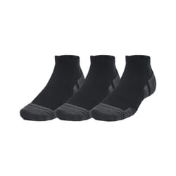 Under Armour Unisex Adult Performance Tech Socks (Pack of 3) - M, Black