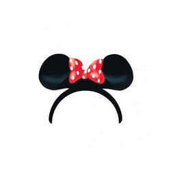 Disney Ears & Bow Minnie Mouse Party Favour (Pack of 4)
