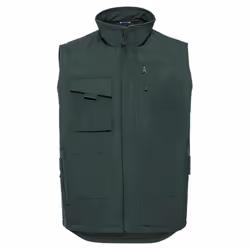 Russell Mens Heavy Duty Gilet - 3XL, Bottle Green