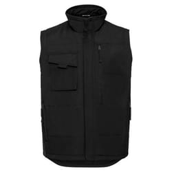 Russell Mens Heavy Duty Gilet - XS, Black