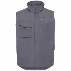 Russell Mens Heavy Duty Gilet - XXL, Convoy Grey