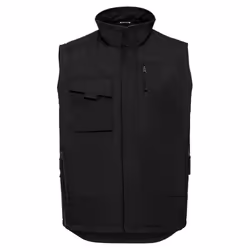 Russell Mens Heavy Duty Gilet - XXL, Black