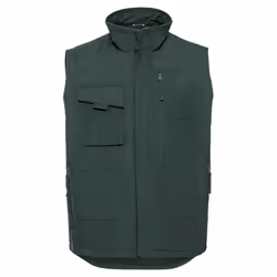 Russell Mens Heavy Duty Gilet - 4XL, Bottle Green