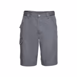 Russell Mens Polycotton Twill Shorts - 48R, Convoy Grey