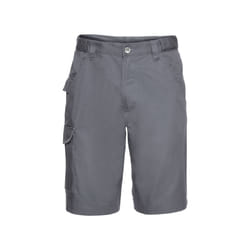 Russell Mens Polycotton Twill Shorts - 48R, Convoy Grey