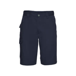 Russell Mens Polycotton Twill Shorts - 46R, French Navy