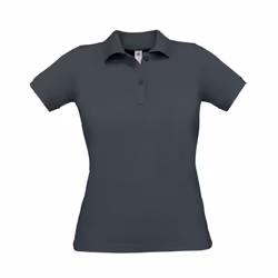 B&C Womens/Ladies Safran Pure Polo Shirt - XS, Dark Grey