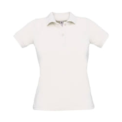 B&C Womens/Ladies Safran Pure Polo Shirt - XS, White