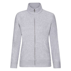 Fruit of the Loom Womens/Ladies Premium Lady Fit Jacket - XS, Heather Grey