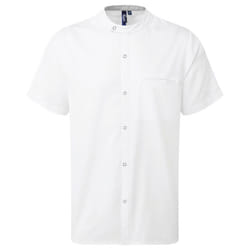 Premier Unisex Adult Recyclight Short-Sleeved Chef Shirt - XL, White