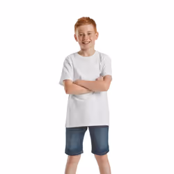 Fruit of the Loom Childrens/Kids Iconic T-Shirt - 7-8 Years, White