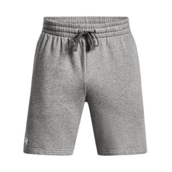 Under Armour Mens Rival Fleece Shorts - S R, Castle Rock/White