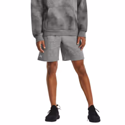 Under Armour Mens Rival Fleece Shorts - XL R, Castle Rock/White